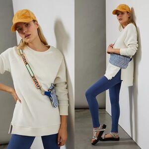 Varley Manning Swearshirt in Ivory